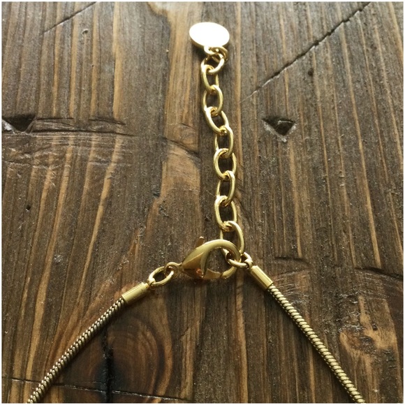 VINCE CAMUTO Gold‑Tone Fringe Statement Necklace – Tribal Core Collection - Picture 7 of 10